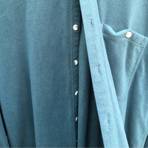 Columbia green fleece button down - Picture 4 of 5